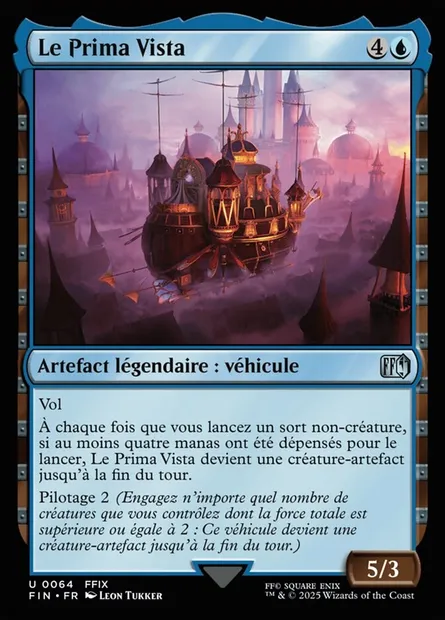 Le Prima Vista, carte Magic FIN 64 — extension Final Fantasy