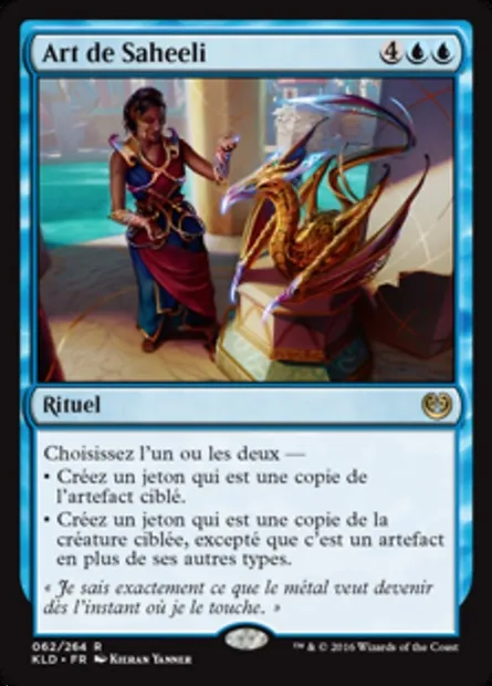 Art de Saheeli, carte Magic KLD 62 — extension Kaladesh