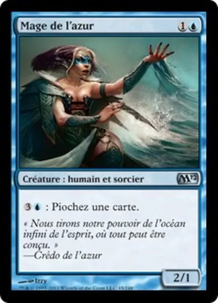 Mage de l'azur, carte Magic M12 45 — extension Magic 2012