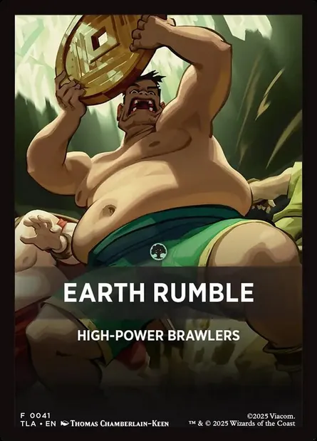 Earth Rumble, Magic card JTLA 41 — Avatar: The Last Airbender Jumpstart Front Cards set