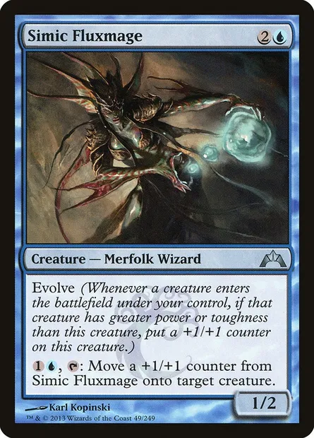 Simic Fluxmage, Magic card GTC 49 — Gatecrash set