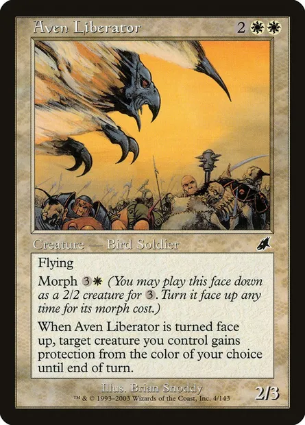 Aven Liberator, Magic card SCG 4 — Scourge set