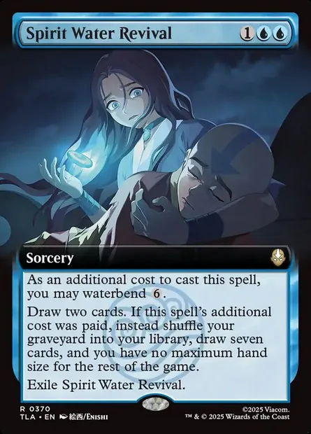 Réanimation de l'eau des esprits, carte Magic TLA 370 — extension Avatar: The Last Airbender