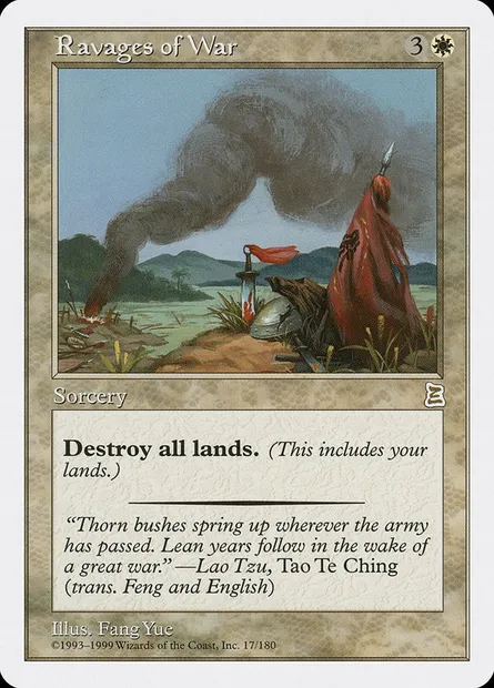 Ravages of War, carte Magic PTK 17 — extension Portal Three Kingdoms