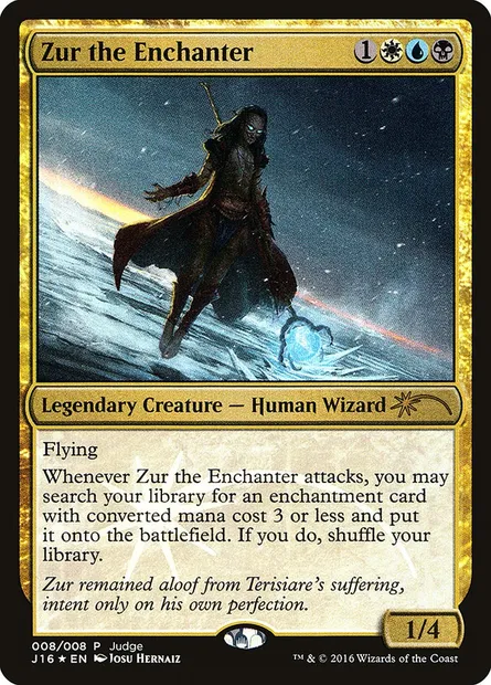 Zur the Enchanter, Magic card J16 8 — Judge Gift Cards 2016 set