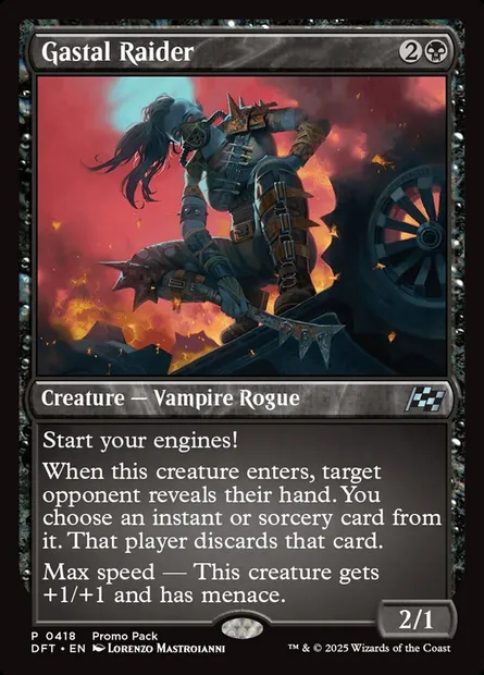 Gastal Raider, Magic card DFT 418 — Aetherdrift set