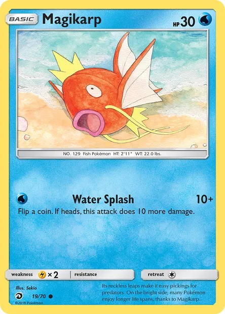 Magikarp, Pokémon card DRM 19 — Dragon Majesty set