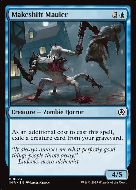 Makeshift Mauler, Magic card INR 73 — Innistrad Remastered set