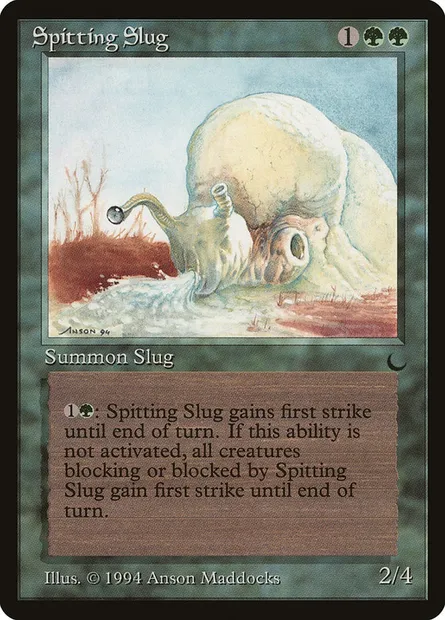 Limace cracheuse, carte Magic DRK 88 — extension The Dark
