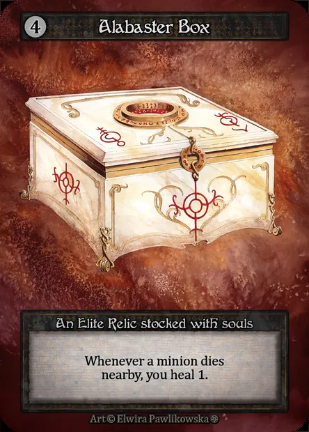Alabaster Box, carte Sorcery GOT 304 — extension Gothic