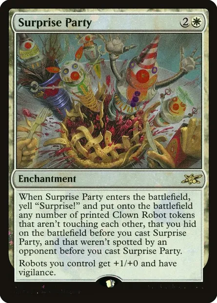 Surprise Party, carte Magic UNF 315 — extension Unfinity