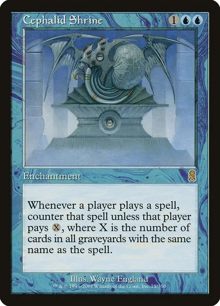 Cephalid Shrine, Magic card ODY 75 — Odyssey set
