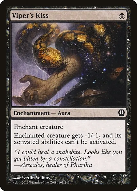 Viper's Kiss, Magic card THS 109 — Theros set