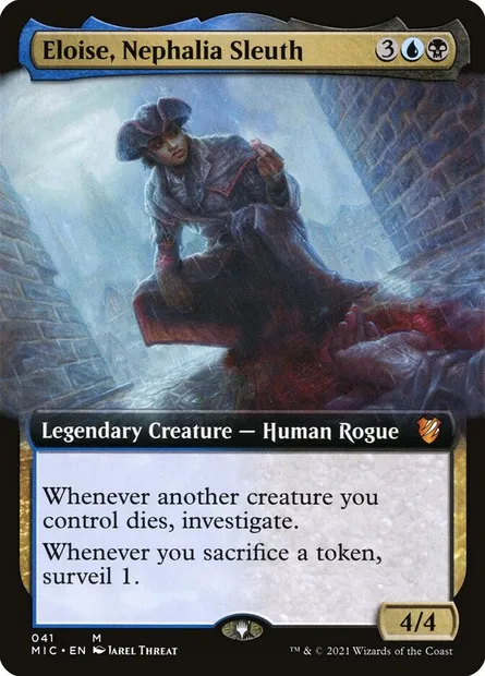 Eloise, Nephalia Sleuth, Magic card MIC 41 — Midnight Hunt Commander set