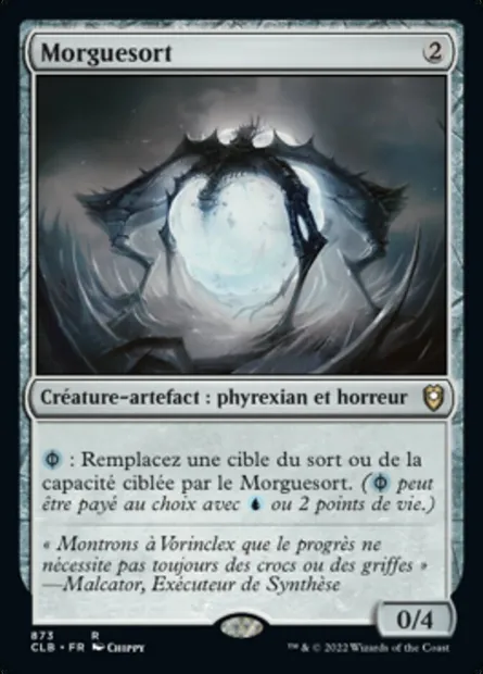 Morguesort, carte Magic CLB 873 — extension Commander Légendes : la bataille de la Porte de Baldur