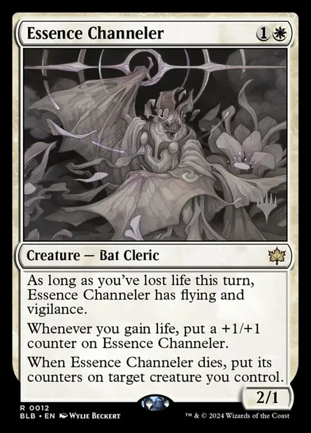 Essence Channeler, Magic card PBLB 12p — Bloomburrow Promos set