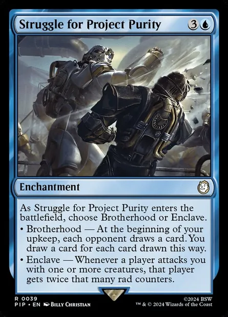 Struggle for Project Purity, Magic card PIP 39 — Fallout set
