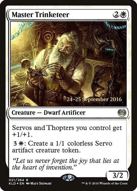 Master Trinketeer, Magic card PKLD 21s — Kaladesh Promos set