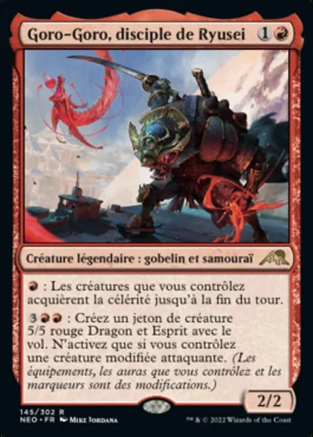 Goro-Goro, disciple de Ryusei, carte Magic NEO 145 — extension Kamigawa: La Dynastie Néon