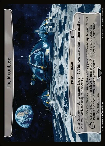 The Moonbase, Magic card WHO 591 — Doctor Who set