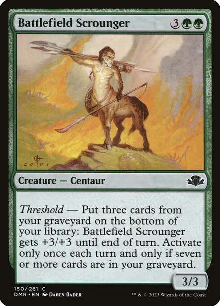 Battlefield Scrounger, Magic card DMR 150 — Dominaria Remastered set