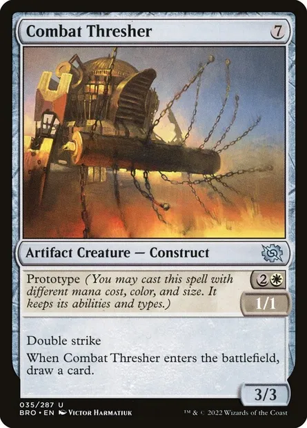 Combat Thresher, Magic card BRO 35 — The Brothers' War set
