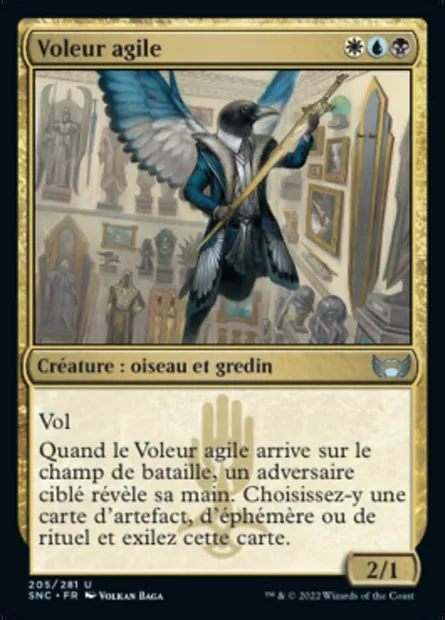 Voleur agile, carte Magic SNC 205 — extension Les rues de la Nouvelle-Capenna
