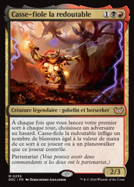 Casse-fiole la redoutable, carte Magic DSC 239 — extension Duskmourn: House of Horror Commander
