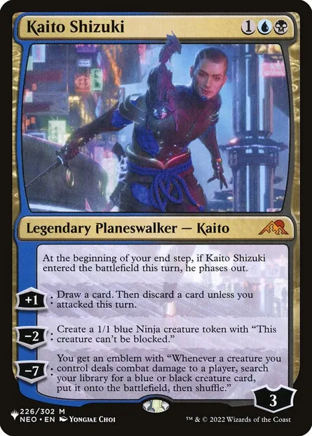 Kaito Shizuki, carte Magic PLST NEO-226 — extension The List
