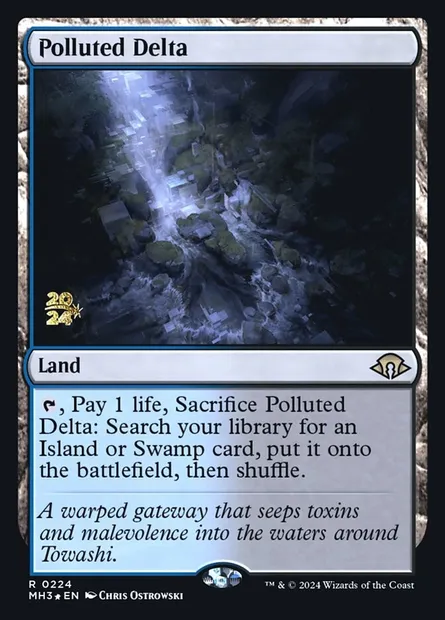 Polluted Delta, Magic card PMH3 224s — Modern Horizons 3 Promos set