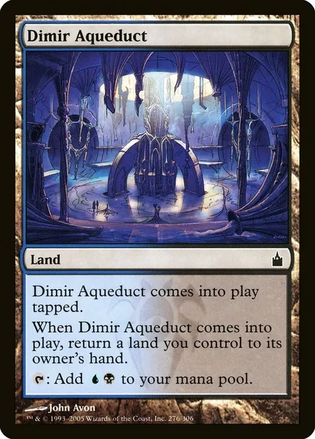 Dimir Aqueduct, Magic card RAV 276 — Ravnica: City of Guilds set