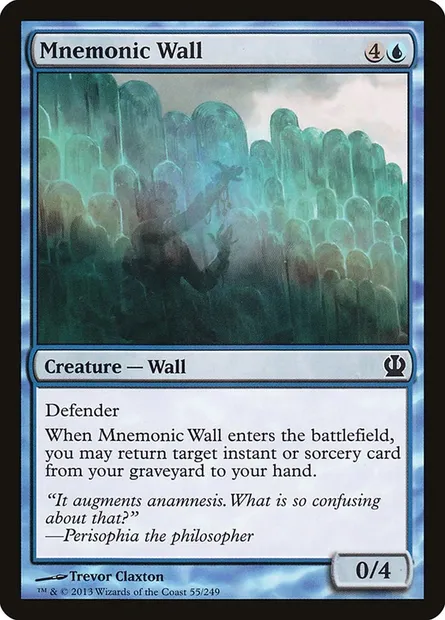 Mnemonic Wall, Magic card THS 55 — Theros set