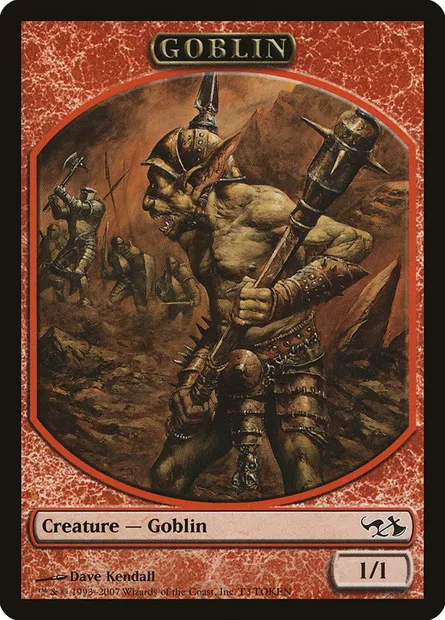 Goblin, Magic card T 3 — Duel Decks: Elves vs. Goblins Tokens set