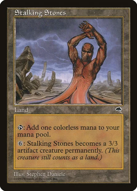 Stalking Stones, Magic card TMP 327 — Tempest set
