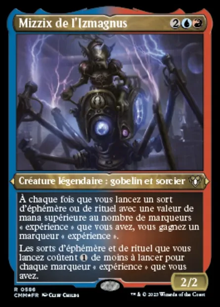 Mizzix de l'Izmagnus, carte Magic CMM 586 — extension Commander Masters