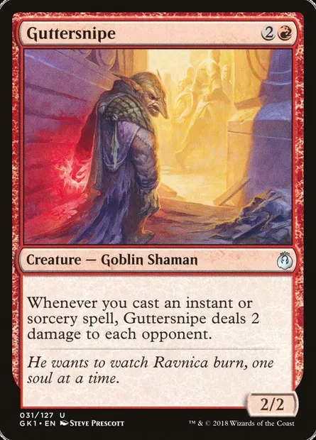 Guttersnipe, Magic card GK1 31 — GRN Guild Kit set