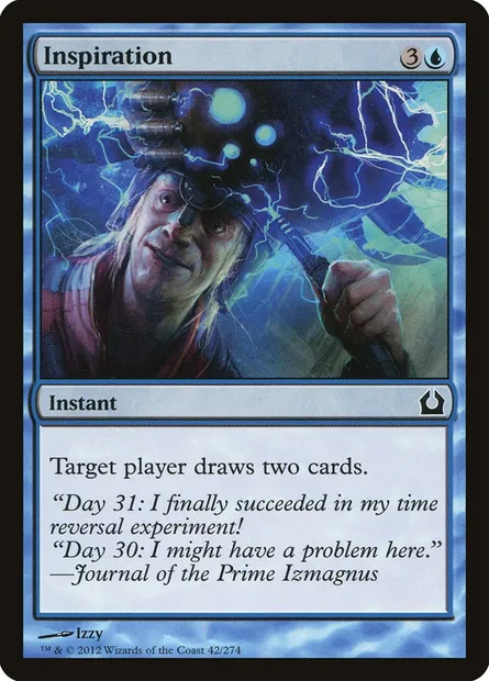 Inspiration, Magic card RTR 42 — Return to Ravnica set
