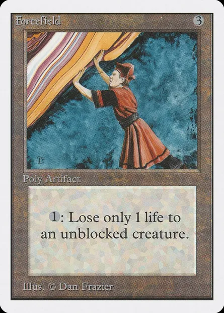 Forcefield, Magic card 2ED 244 — Unlimited Edition set