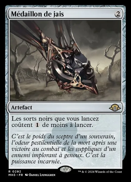Médaillon de jais, carte Magic MH3 292 — extension Modern Horizons 3
