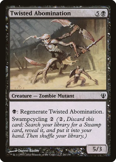 Twisted Abomination, Magic card ARC 26 — Archenemy set