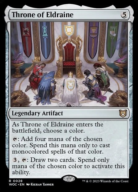 Throne of Eldraine, carte Magic WOC 28 — extension Wilds of Eldraine Commander
