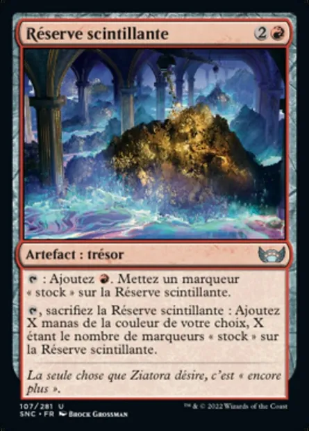 Réserve scintillante, carte Magic SNC 107 — extension Les rues de la Nouvelle-Capenna