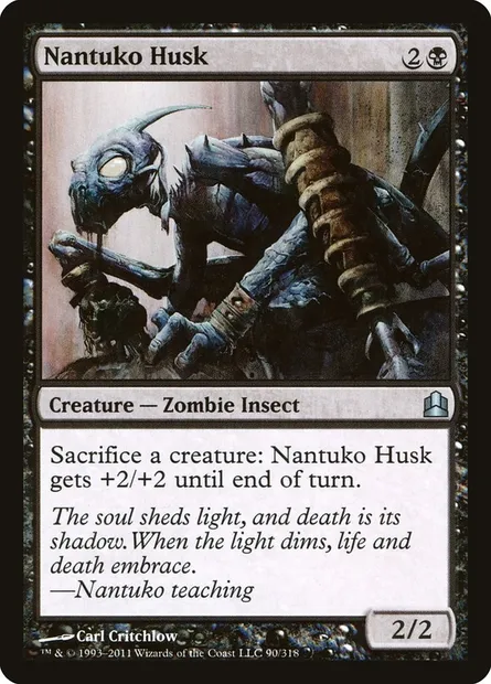 Nantuko Husk, Magic card CMD 90 — Commander 2011 set