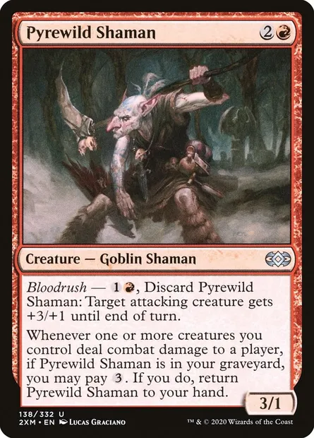 Pyrewild Shaman, Magic card 2XM 138 — Double Masters set