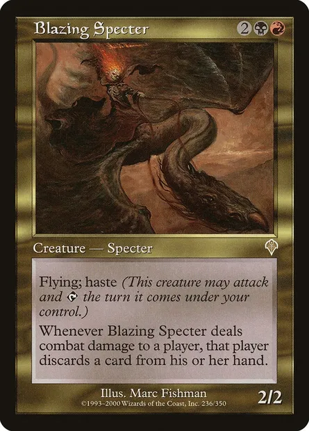 Spectre brûlant, carte Magic INV 236 — extension Invasion
