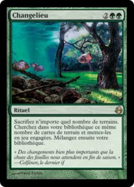 Changelieu, carte Magic MOR 136 — extension Leveciel