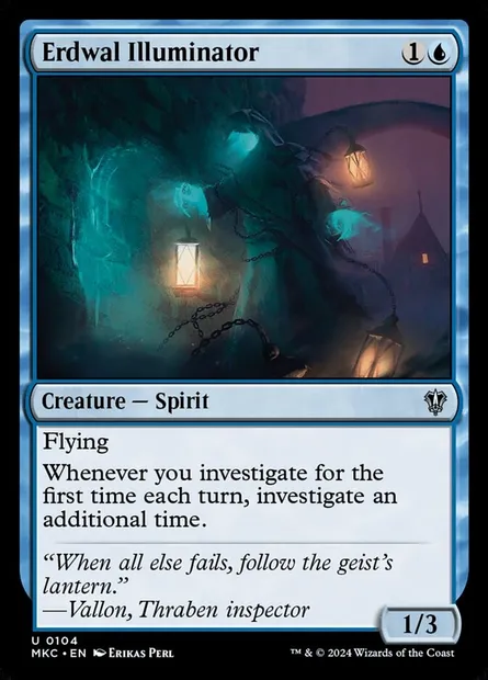 Erdwal Illuminator, Magic card MKC 104 — Murders at Karlov Manor Commander set