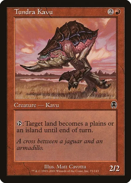 Tundra Kavu, Magic card APC 71 — Apocalypse set