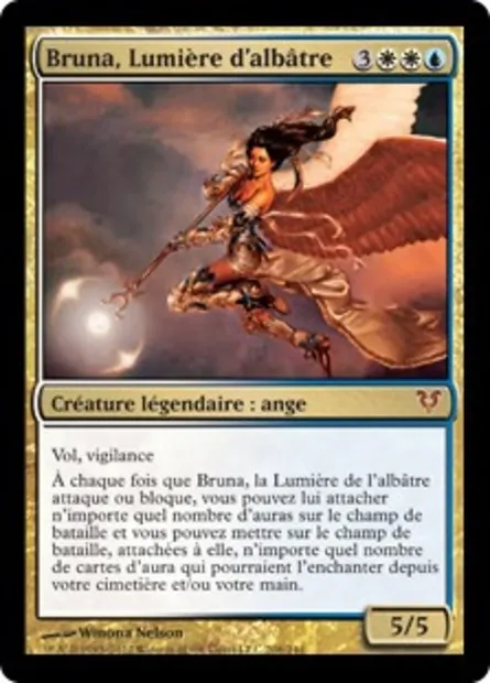 Bruna, Lumière d'albâtre, carte Magic AVR 208 — extension Avacyn ressuscitée