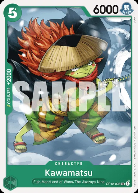 Kawamatsu, One Piece card OP12-023 — LEGACY OF THE MASTER set